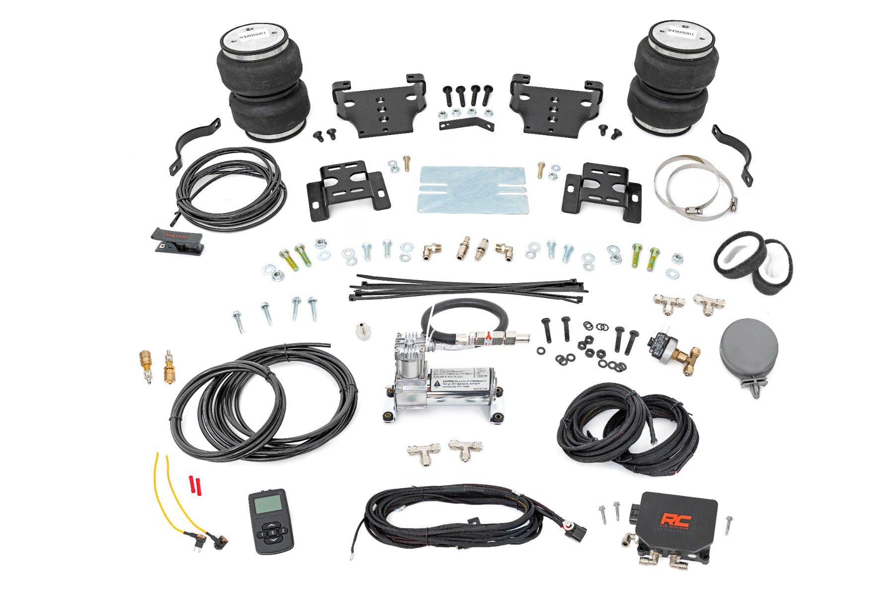 Air Spring Kit w/compressor | Wireless Controller | 0-6″ Lift | Chevy/GMC 2500HD (01-10)