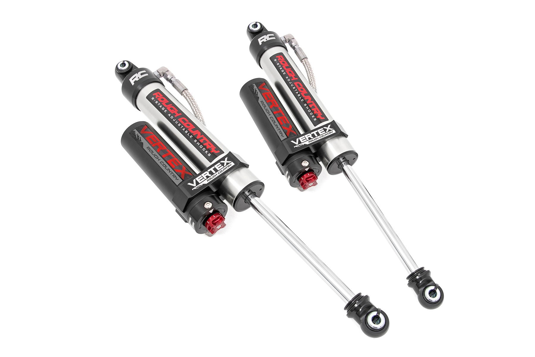 Vertex 2.5 Reservoir Rear Shocks | 5.5-7.5″ | Ram 1500 4WD (2009-2018 & Classic)