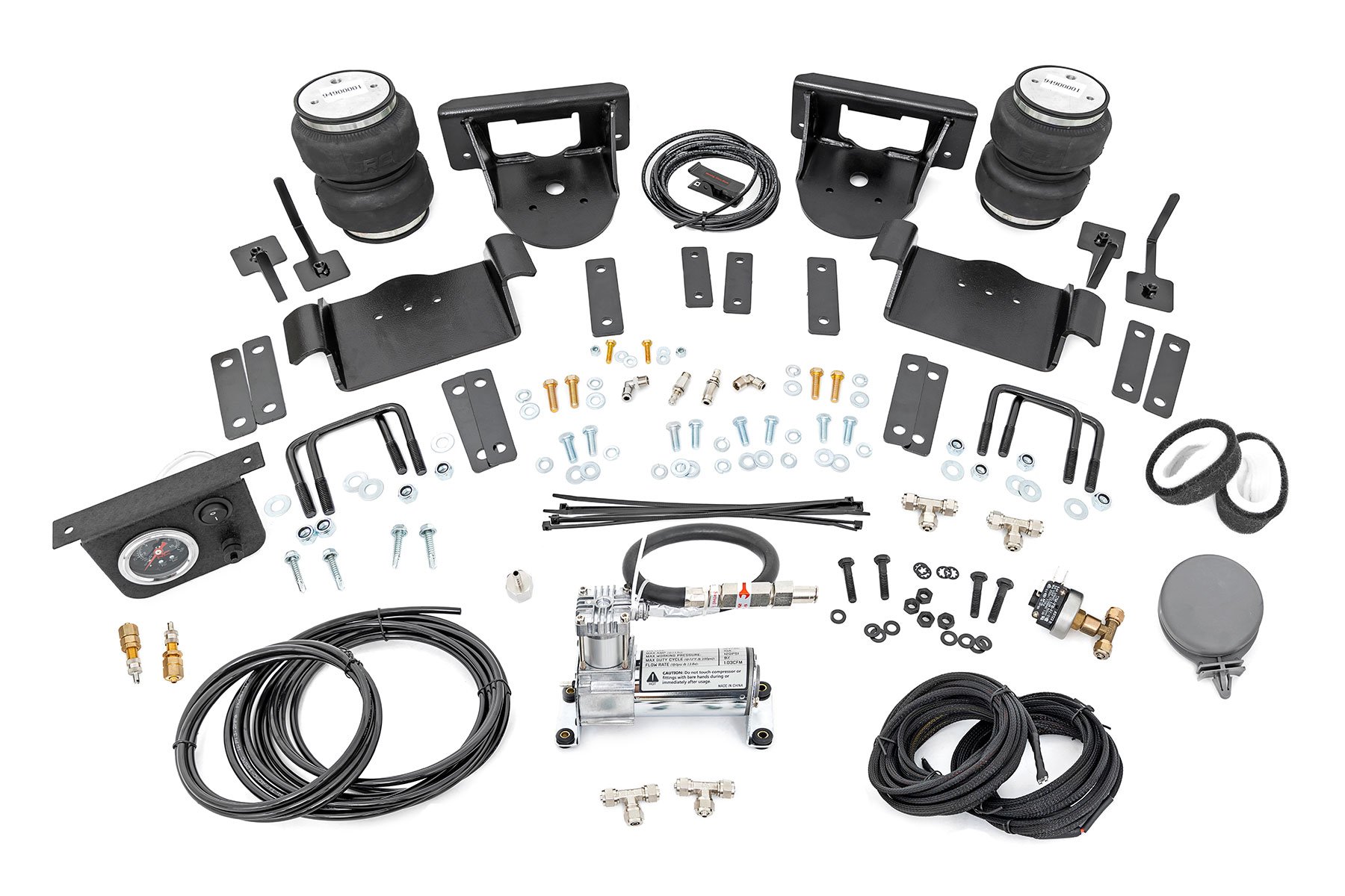 Air Spring Kit w/compressor | 0-6″ Lifts | Ford F-150 4WD (2015-2020)