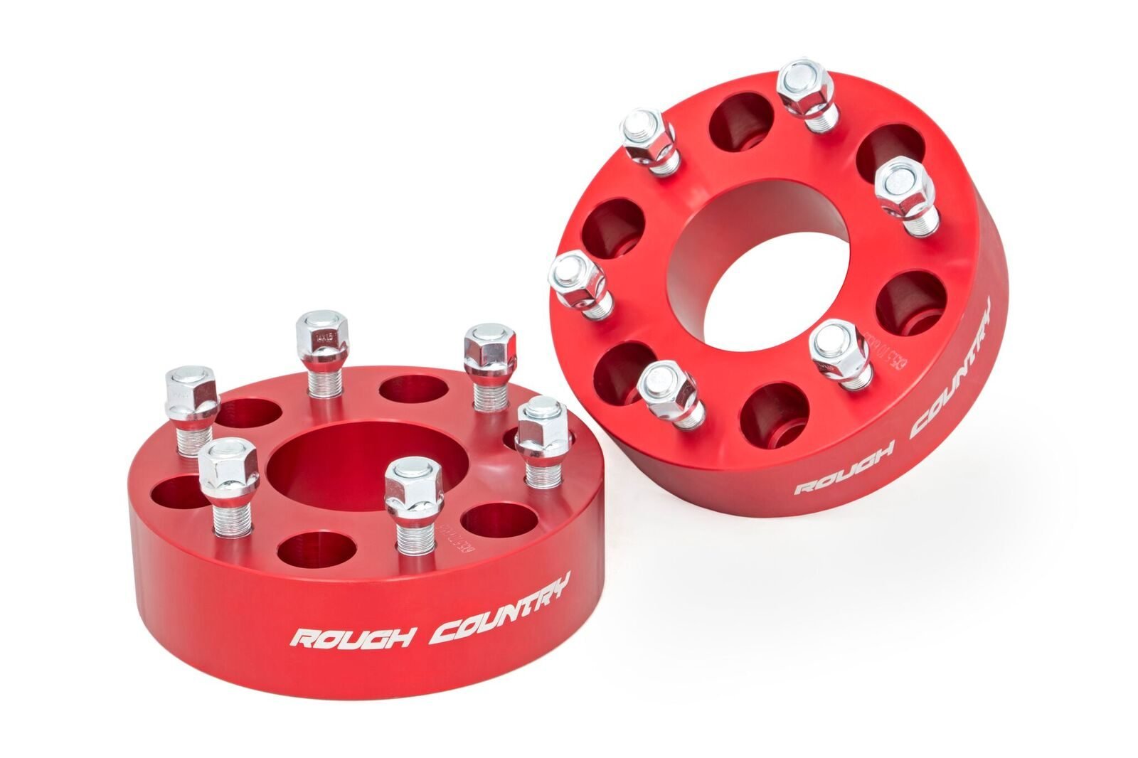 2 Inch Wheel Spacers | 6×5.5 | Red | Chevy/GMC 1500 Truck & SUV