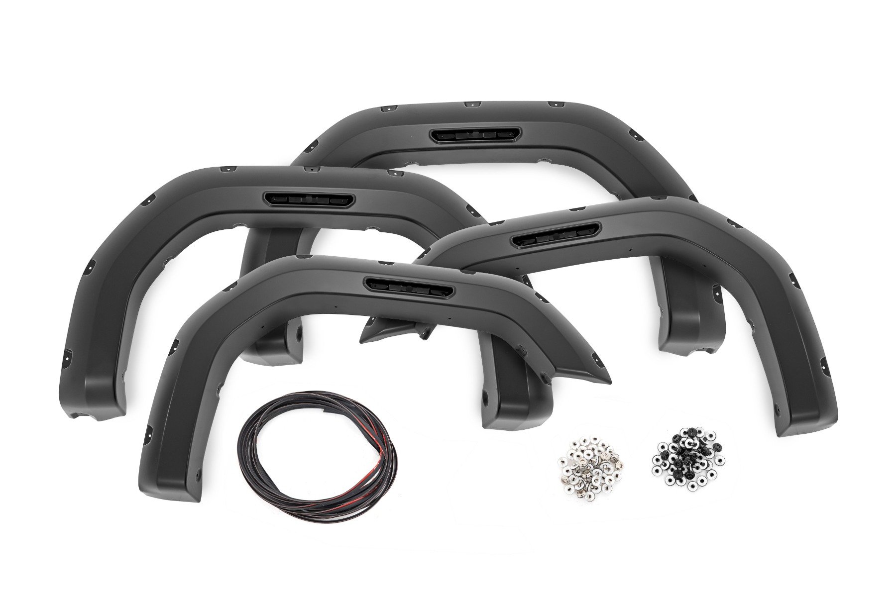 Pocket Fender Flares | GBA Black | GMC Sierra 2500 HD/Sierra 3500 HD (20-26)