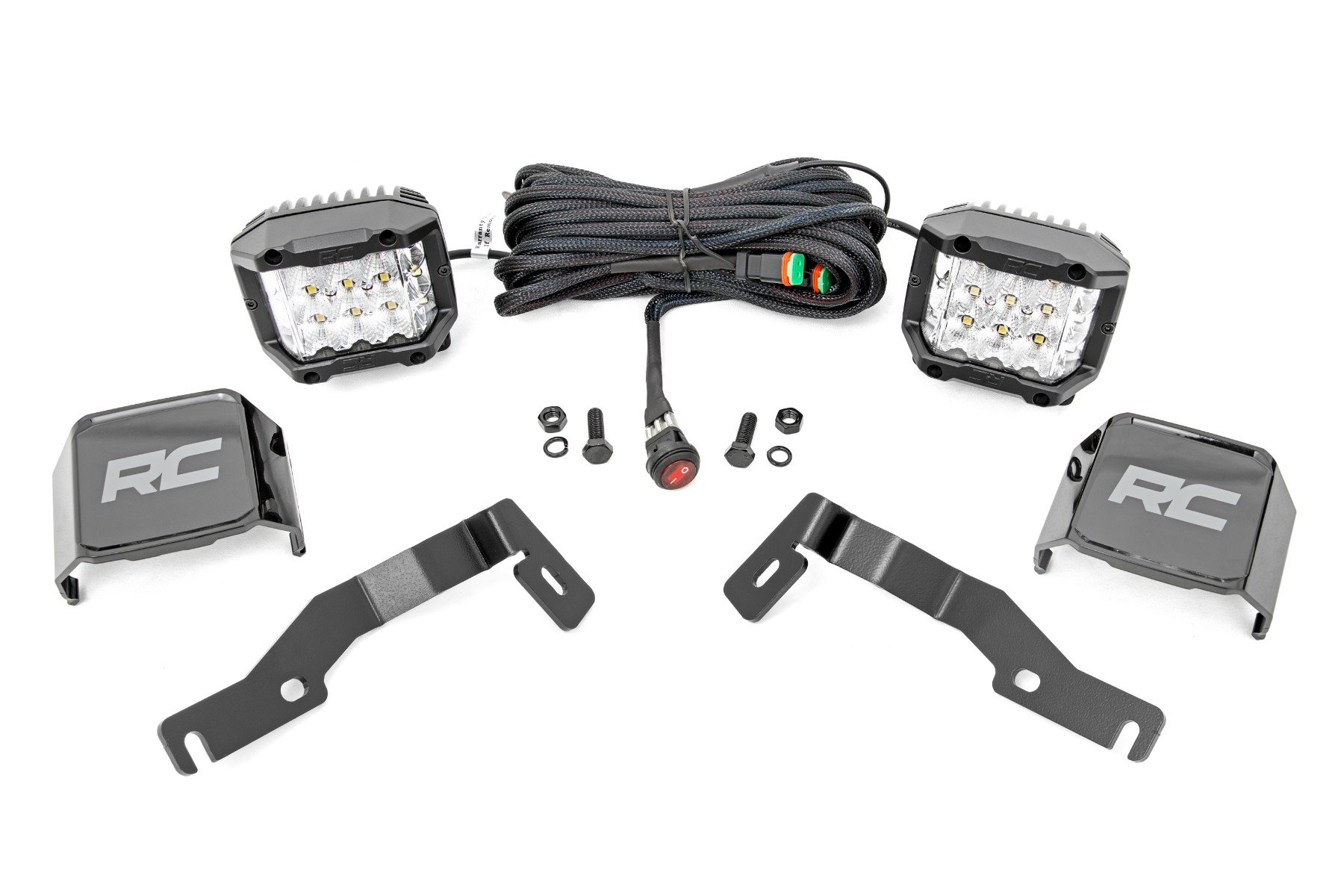 LED Light Kit | Ditch Mount |  3″ OSRAM | Wide | Toyota Tacoma 2WD/4WD (24-26)