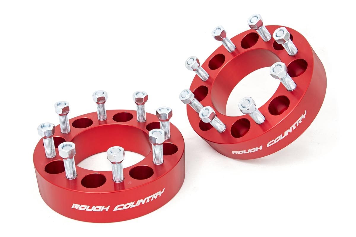 2 Inch Wheel Spacers | 8×6.5 | Red | Ram 2500/3500 4WD (2010-2011)
