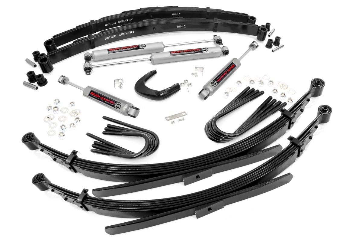 4 Inch Lift Kit | 52 Inch RR Springs | Chevy/GMC 3/4-Ton Suburban/C25/K25 Truck (77-87)