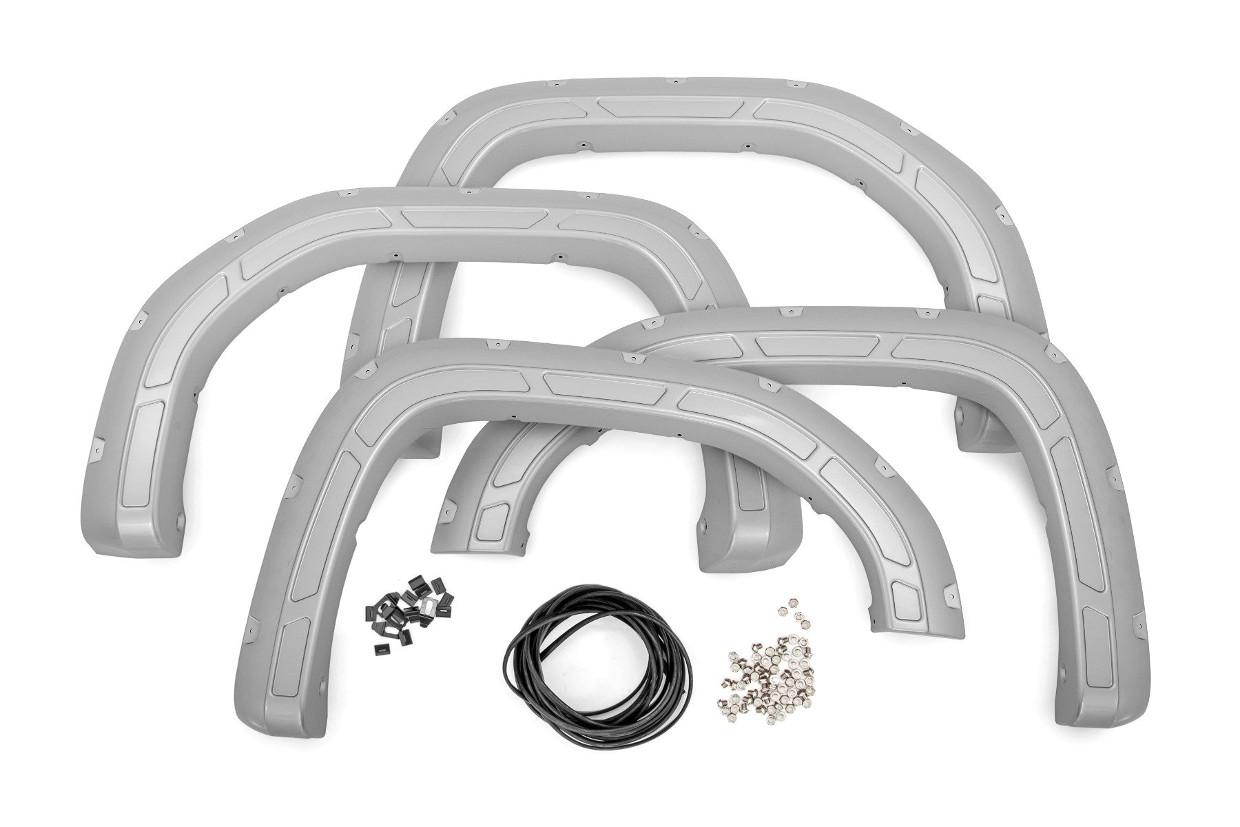 Fender Flares | Defender | GAN Silver Ice Metallic | GMC Sierra 1500 ...