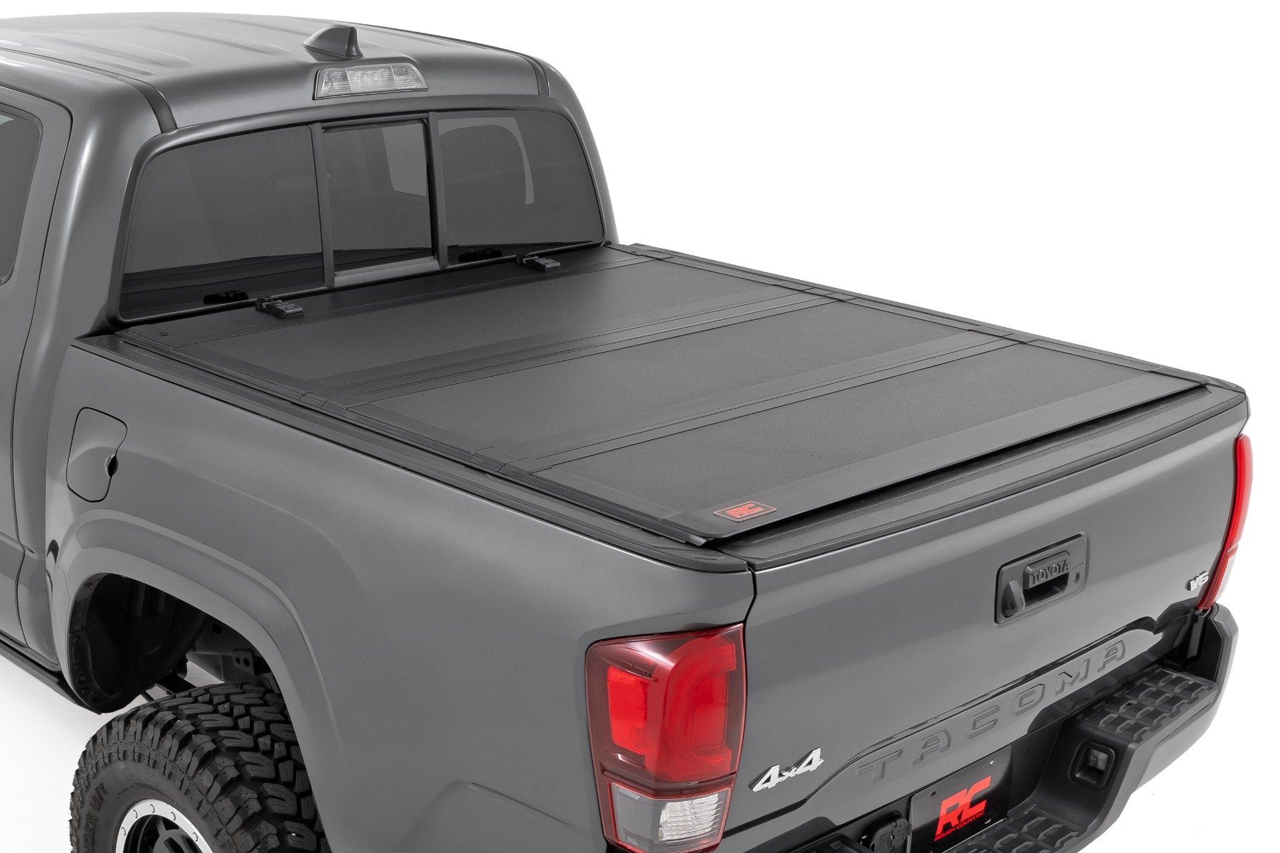 Hard Tri-Fold Flip Up Bed Cover | 6′ Bed | Toyota Tacoma 2WD/4WD (2016-2023)