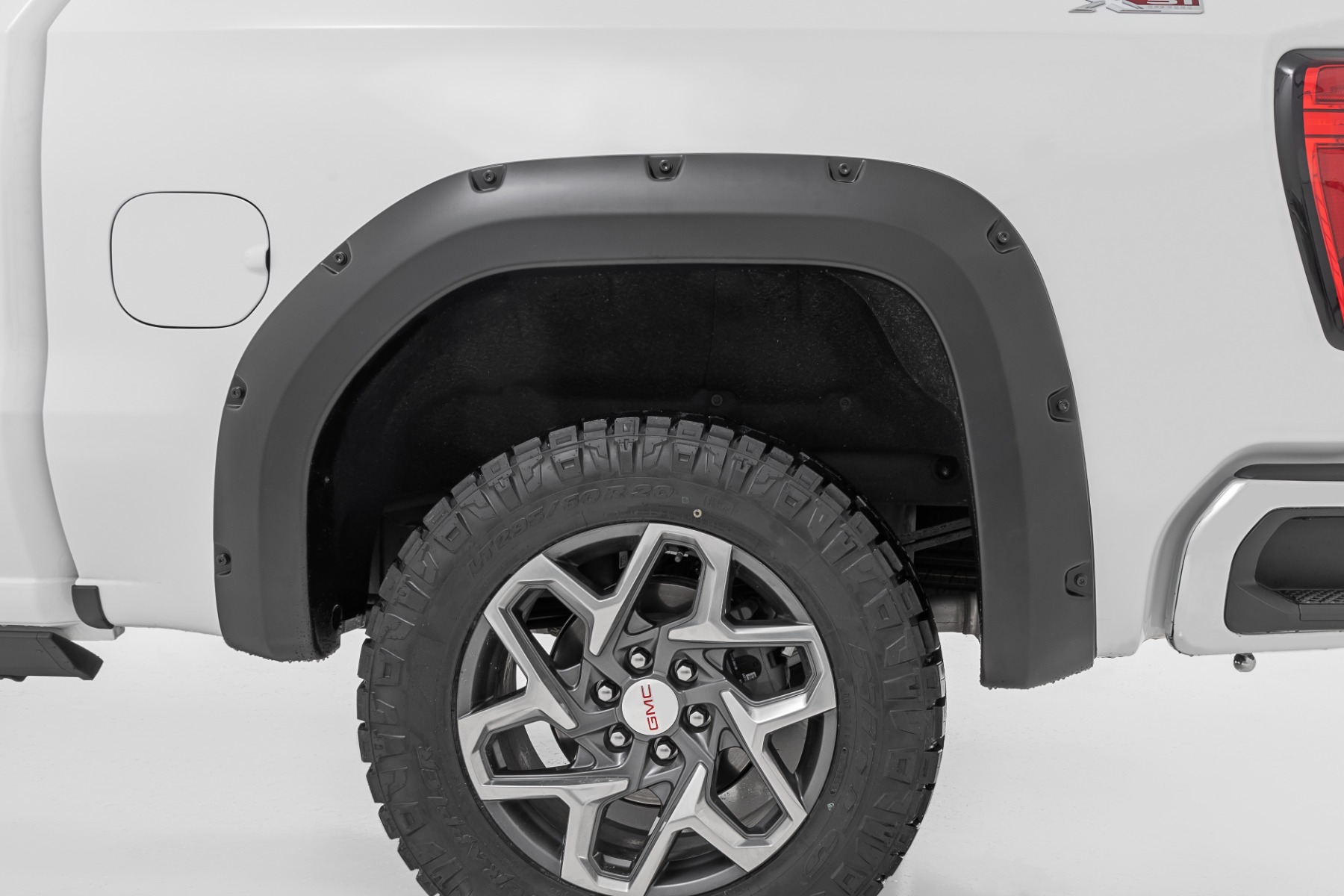 PSI Auto Restyling Textured Pocket Fender Flares For GMC Sierra 1500 2019-2021 – Black, No Drill