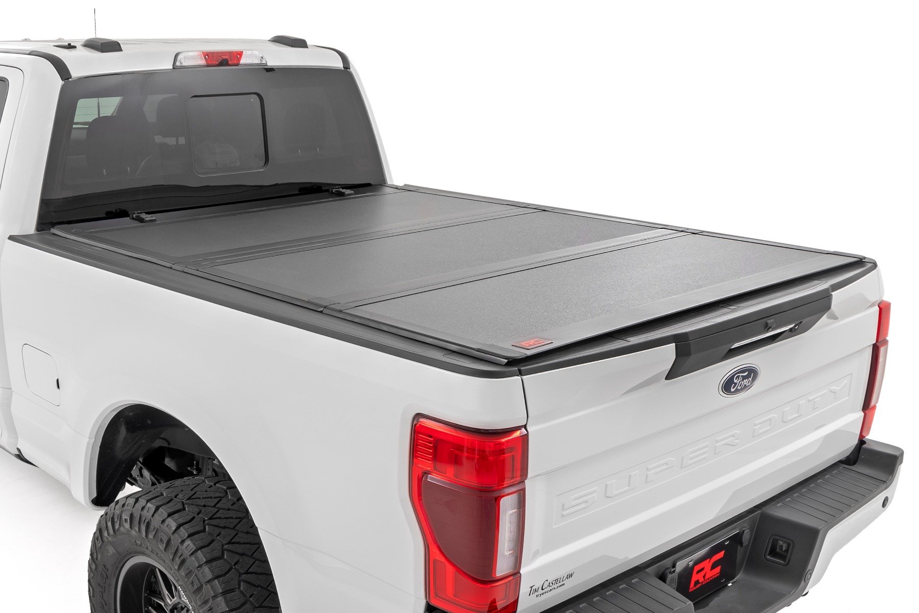 Hard Tri-Fold Flip Up Bed Cover | 6’10” Bed | Ford F-250/F-350 Super Duty (17-26)