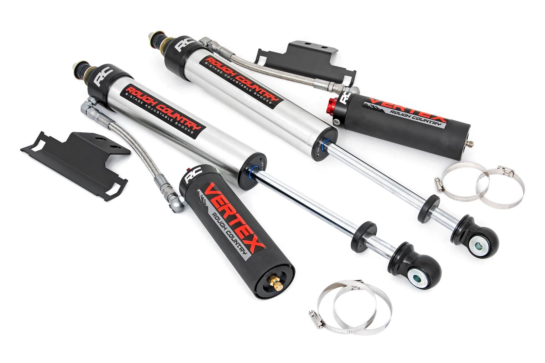 Vertex 2.5 Reservoir Rear Shocks | 3″ | Toyota Tacoma 2WD/4WD (2005-2023)
