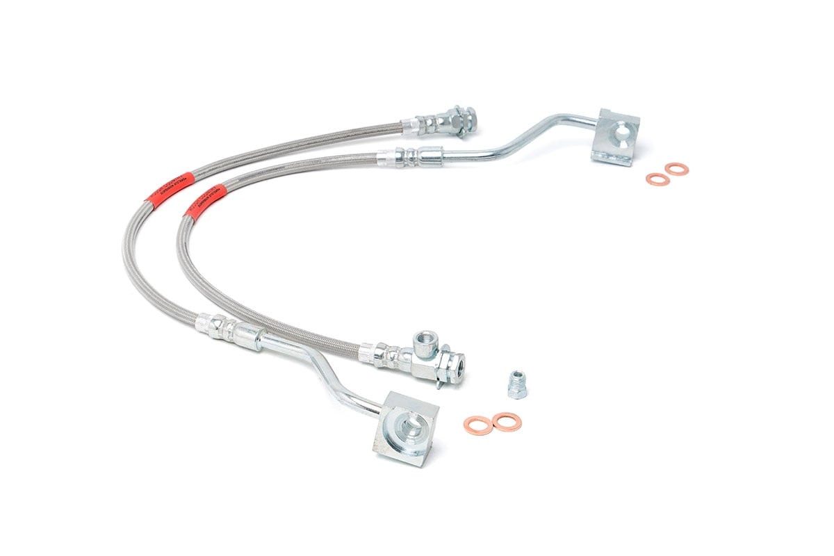 Brake Lines | Stainless | FR | 4-6″ Lift | Ford Bronco/F-150 4WD (1980-1996)