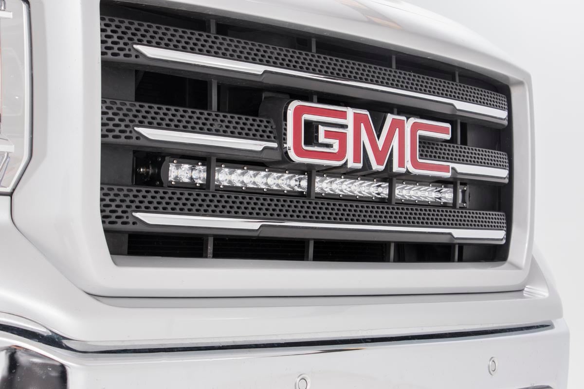 LED Light Kit | Behind Grille Mount | 30″ Chrome Single Row | Chevy/GMC 1500 (14-18 & Classic)