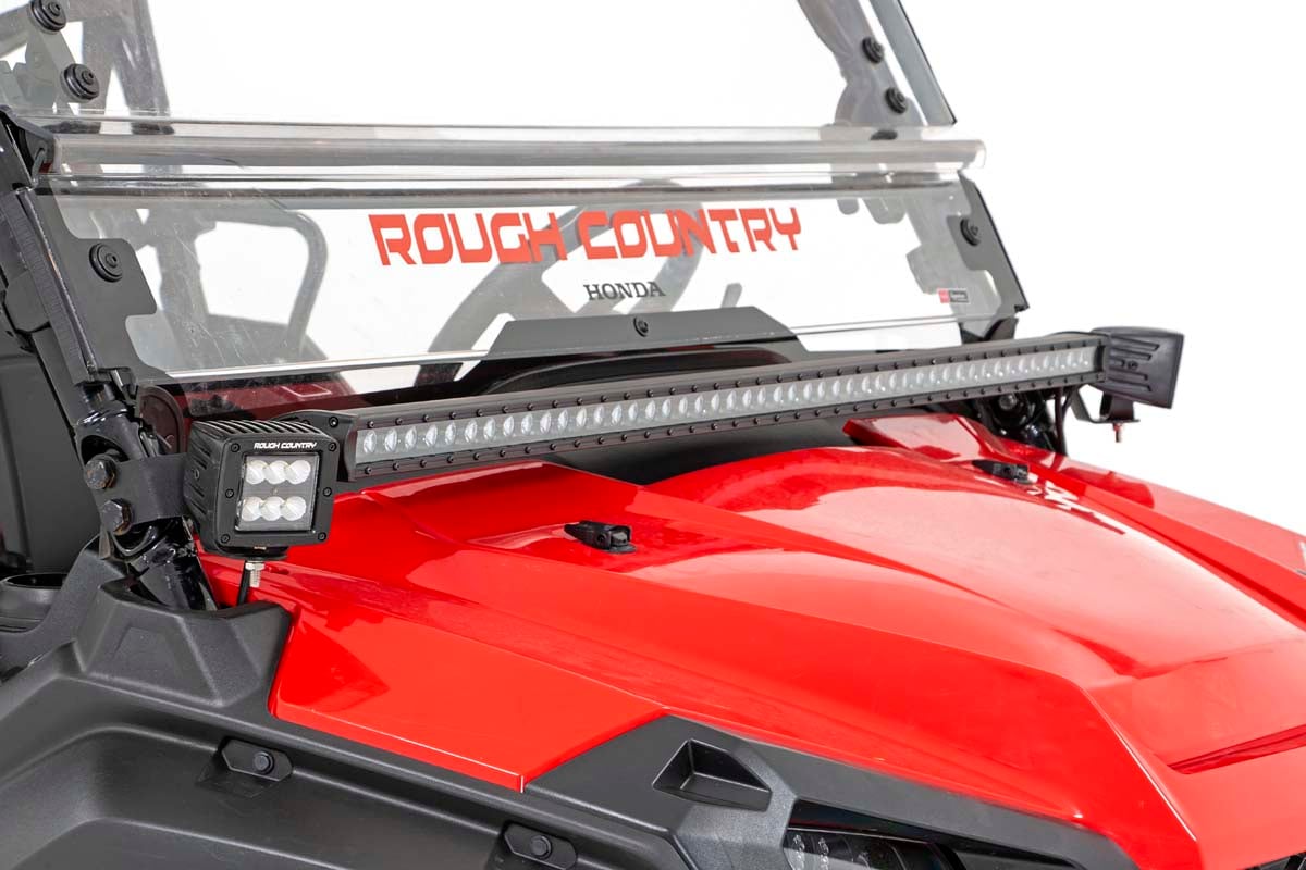 LED Light Kit | Cage Mount | 2″ Black Pair | Honda Pioneer 1000