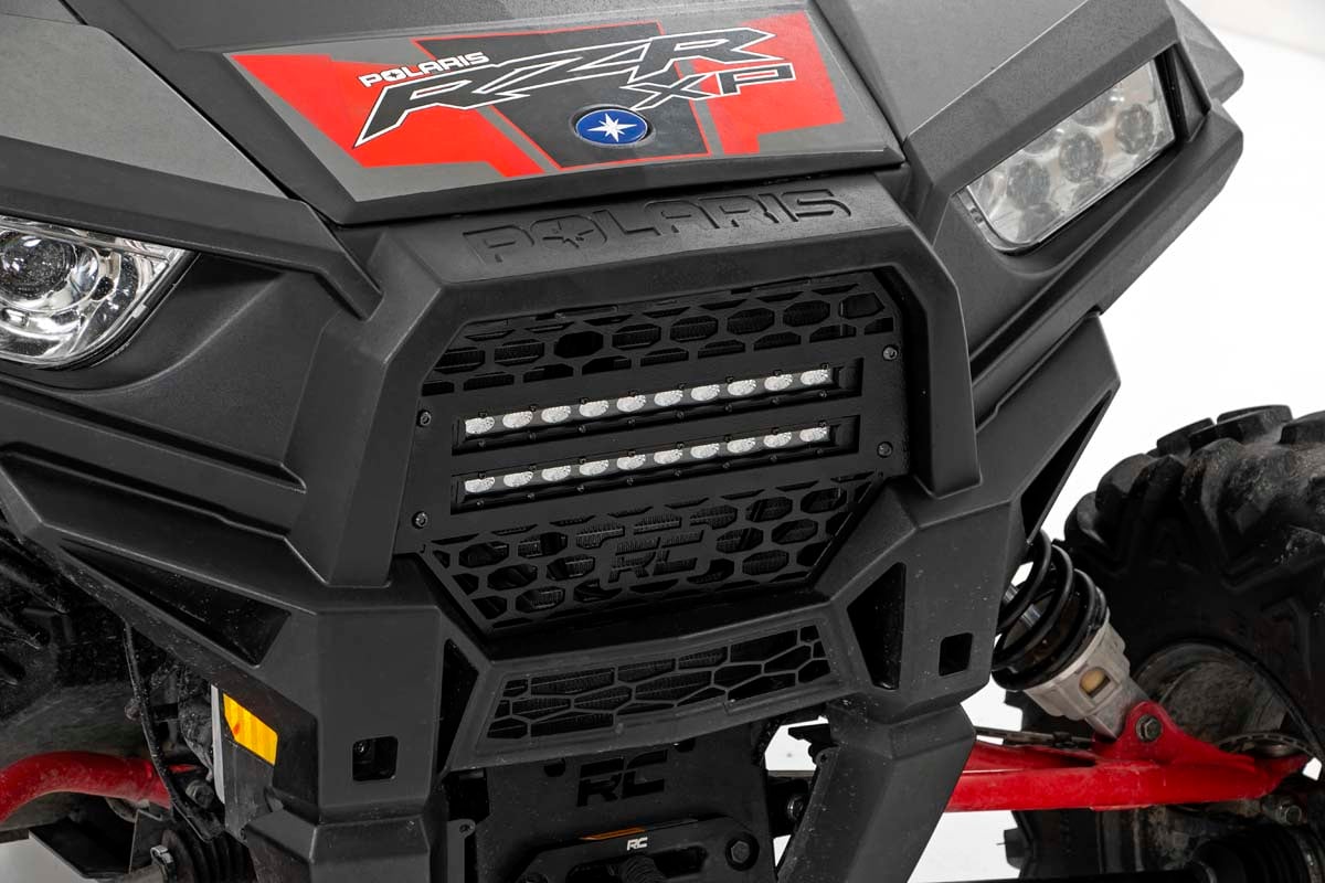 Grille Kit | 10″ Black Slimline LED Pair | Polaris RZR XP 1000