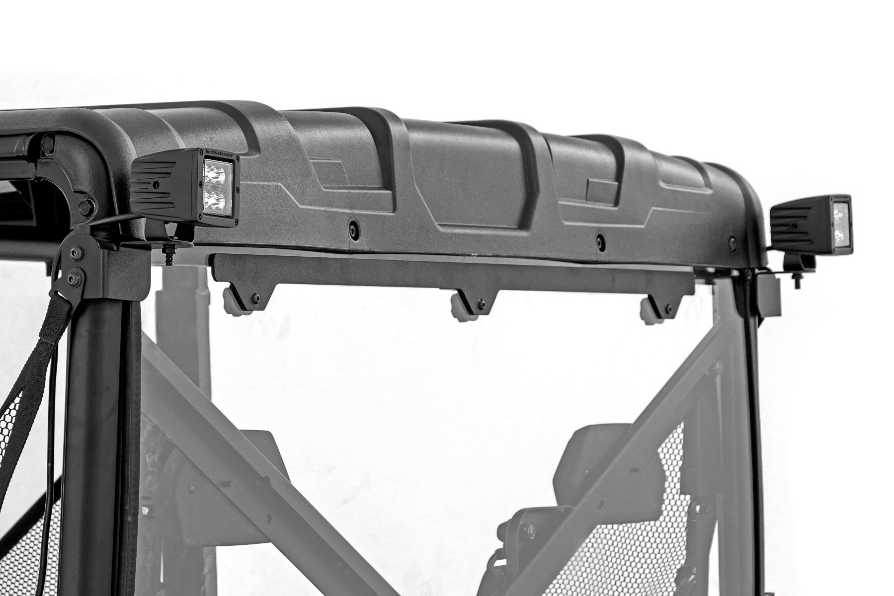 LED Light Kit | Rear Mount | 2″ Black Pair | Flood | Polaris Ranger XP 1000