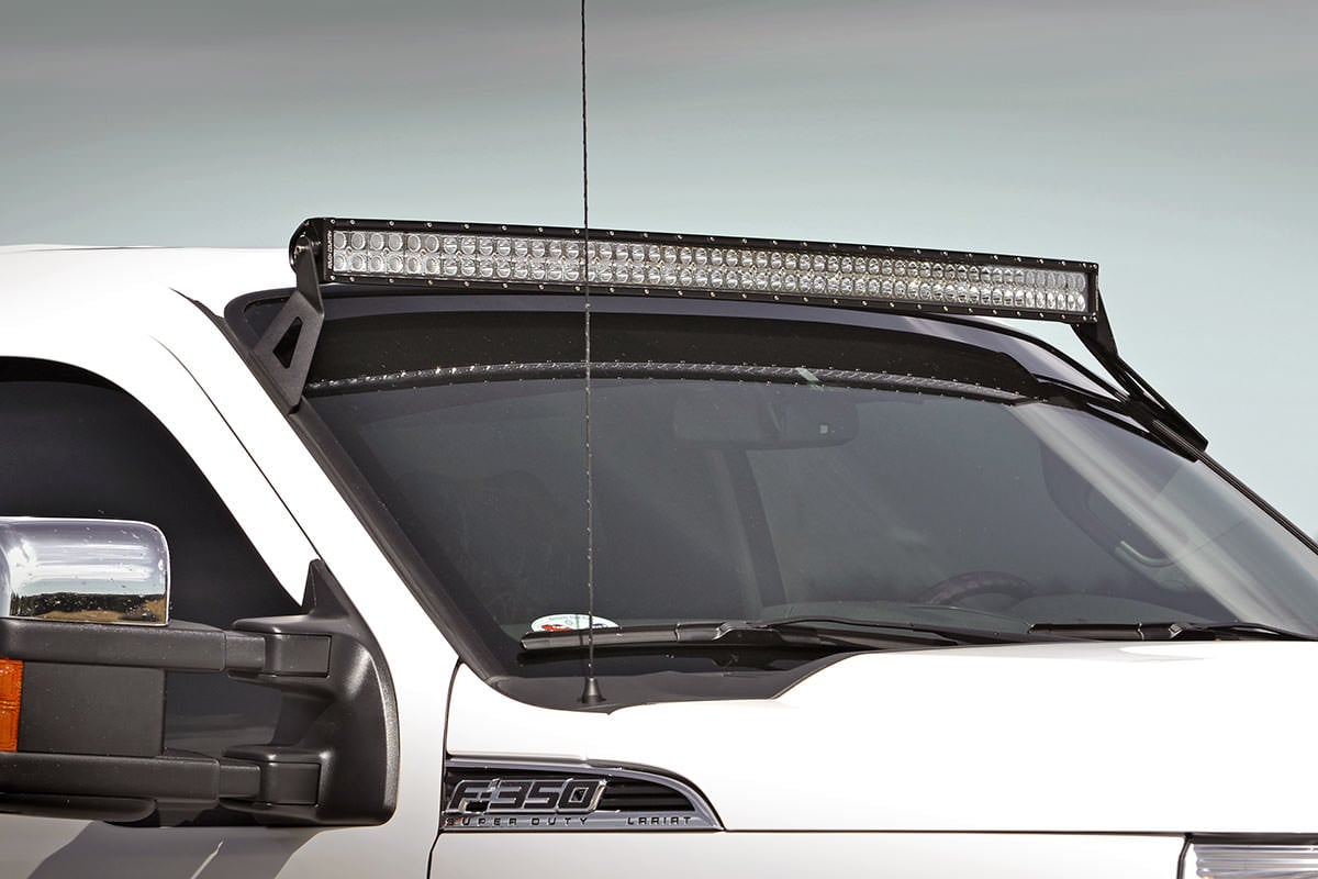 LED Light Mount | Upper Windshield | 54″ Curved | Ford F-250/F-350 Super Duty (99-16)