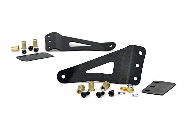 LED Light Mount | Upper Windshield | 50″ Curved | Chevy/GMC 1500/1500 SUV/2500HD/3500HD (07-14)