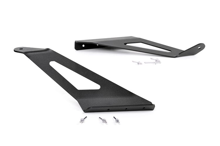 LED Light Mount | Upper Windshield | 50″ Curved | Chevy/GMC 2500HD/3500HD (15-19)