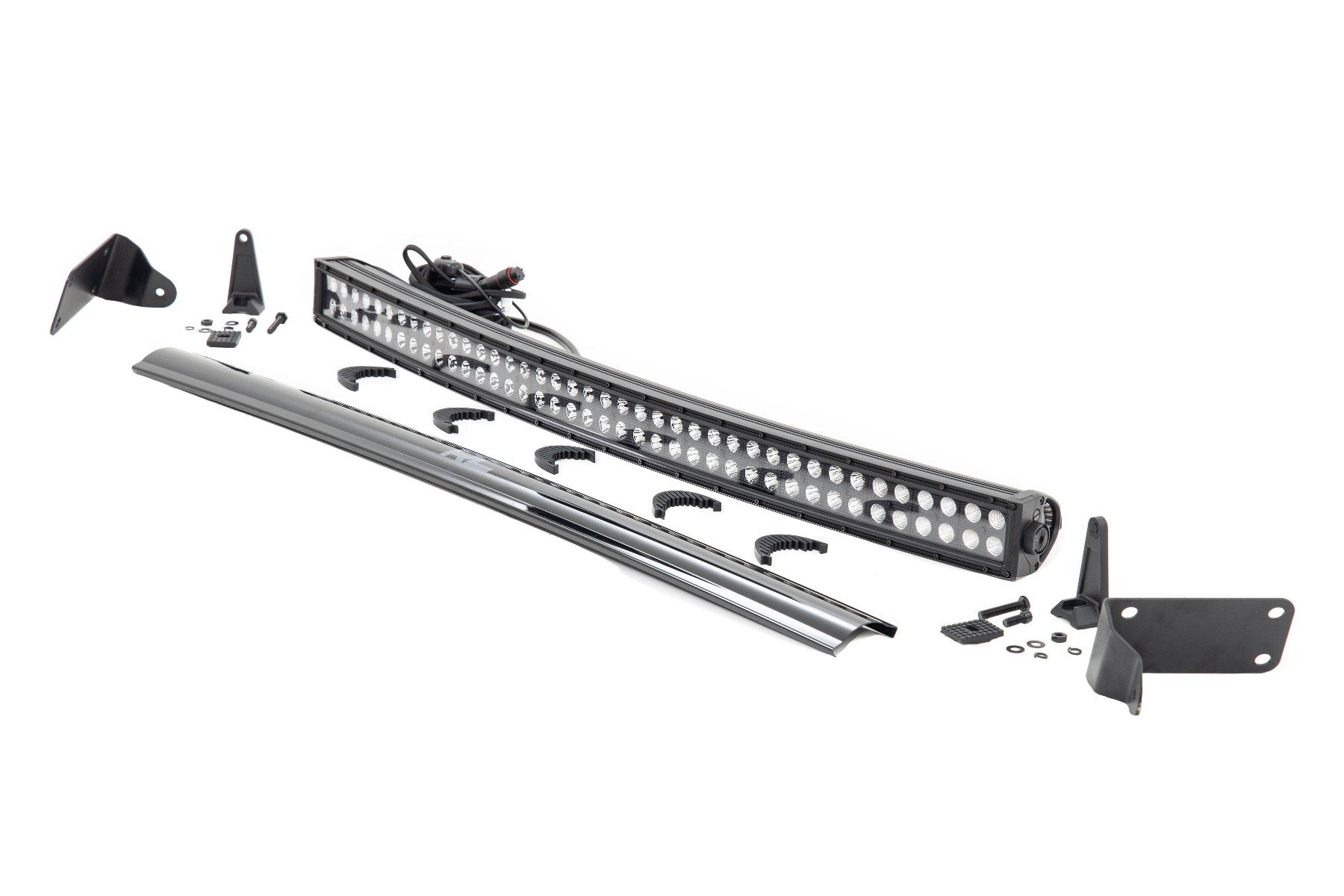 LED Light Kit | Bumper Mount | 40″ Black Dual Row | Ram 2500/3500 4WD (11-18)