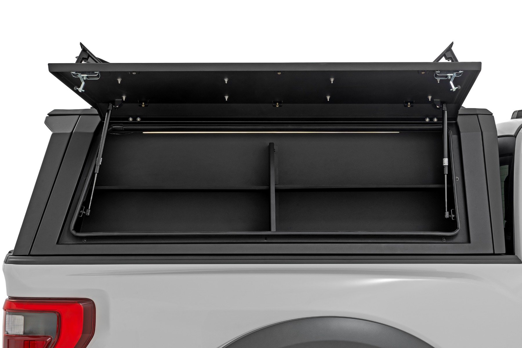 Bed Cap Side Shelf Storage Bin | Passengers Side | Multiple Makes & Models (Chevy/Ford/GMC/Ram)