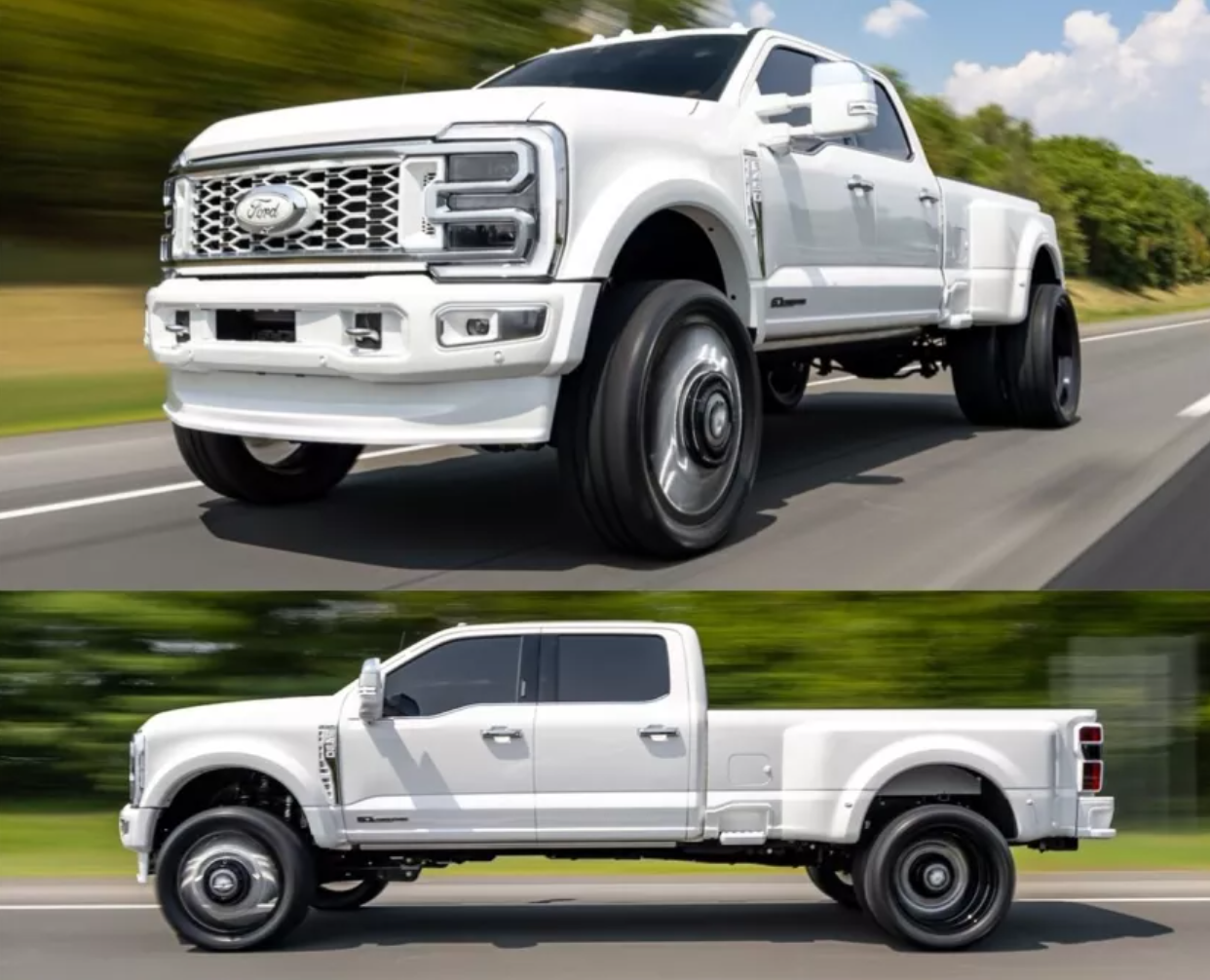 2023+ FORD F-450/550 4″ SUSPENSION LIFT