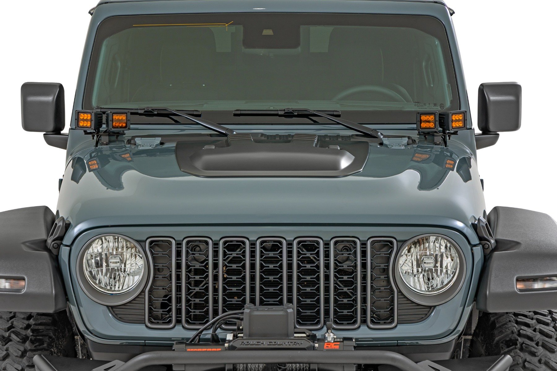 Buy Hood Scoop | PX8 Black | Jeep Gladiator JT/Wrangler JL 4WD