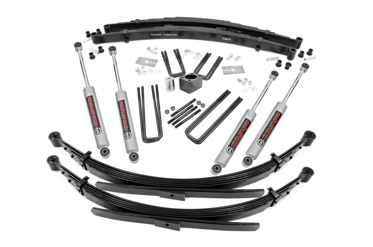 4 Inch Lift Kit | Rear Springs | Dodge W100 Truck/W200 Truck 4WD (1970-1974)