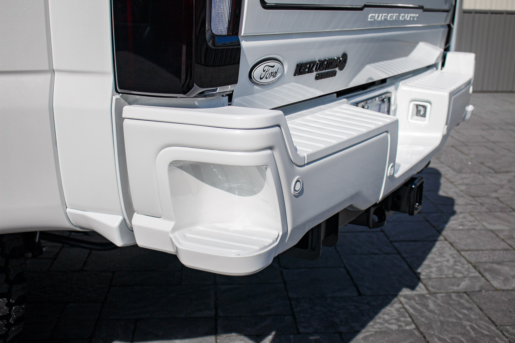 Ford all white color match bumper