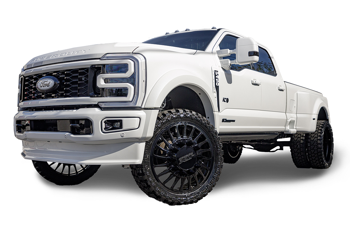 Custom-Built Ford Dually Trucks - Wheels, Tires & Color Match | Krietz Auto