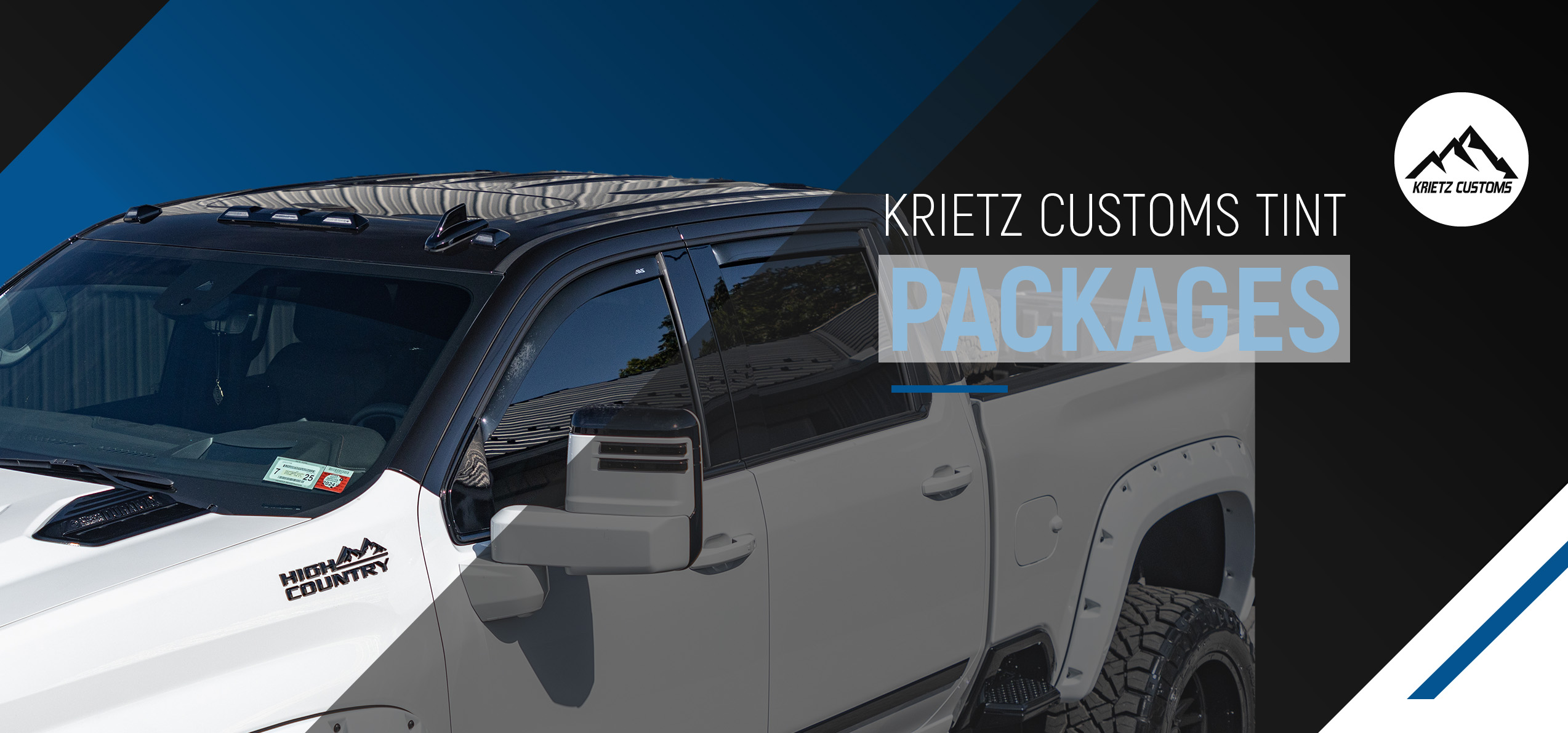 3M window tint packages from Krietz Customs