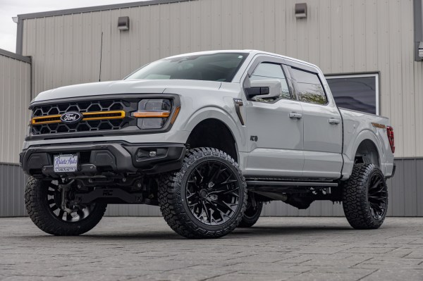 2024 Ford F-150 Tremor with a 6" Rough Country lift kit, 22x12 Fuel Flame wheels, and 35" Fury Country Hunter R/T tires.