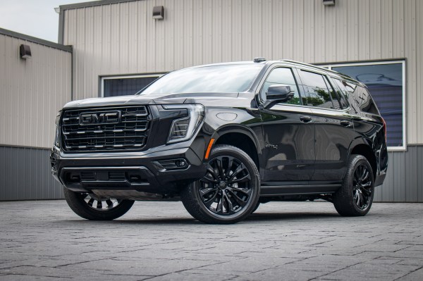 2025 GMC Yukon AT4 Ultimate with GMC Factory suspension, 22x9 GMC Stock wheels, and 275/50 Bridgestone Alenza tires.