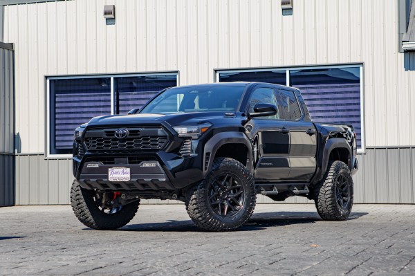 2025 Toyota Tacoma TRD Off-Road with a 3" ReadyLift lift kit, 18x9 Fuel Flux wheels, and 35" Trailtek R/T tires.