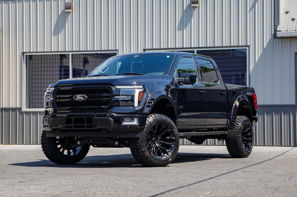 2024 Ford F-150 Lariat with a 6" ReadyLift lift kit, 22x12 Fuel Flame wheels, and 35" Fury Country Hunter R/T tires.